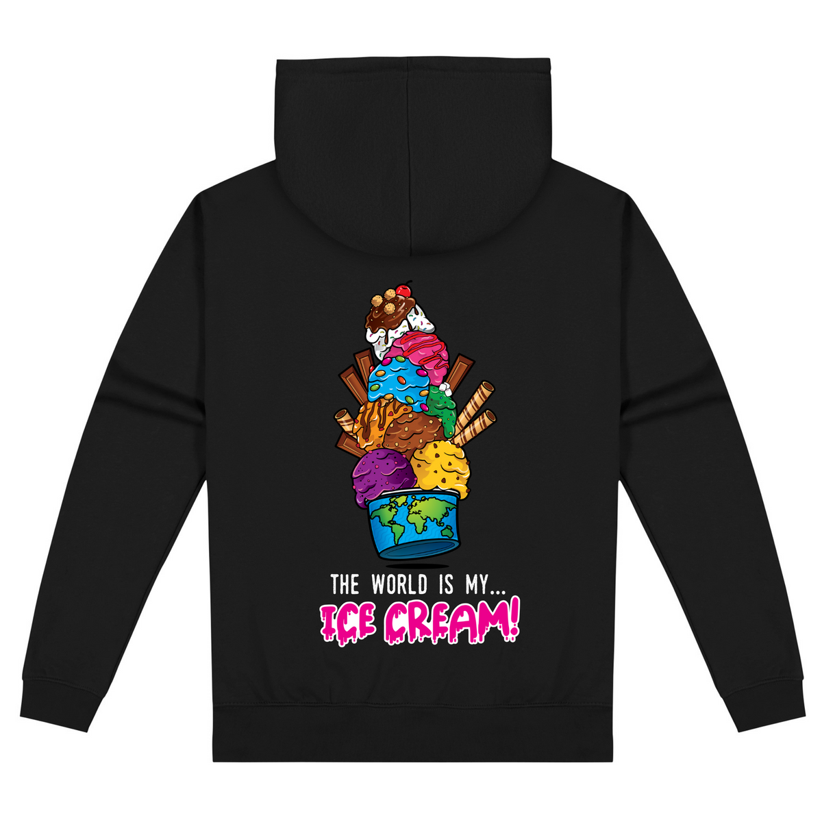 The world is my ice cream Hoodie