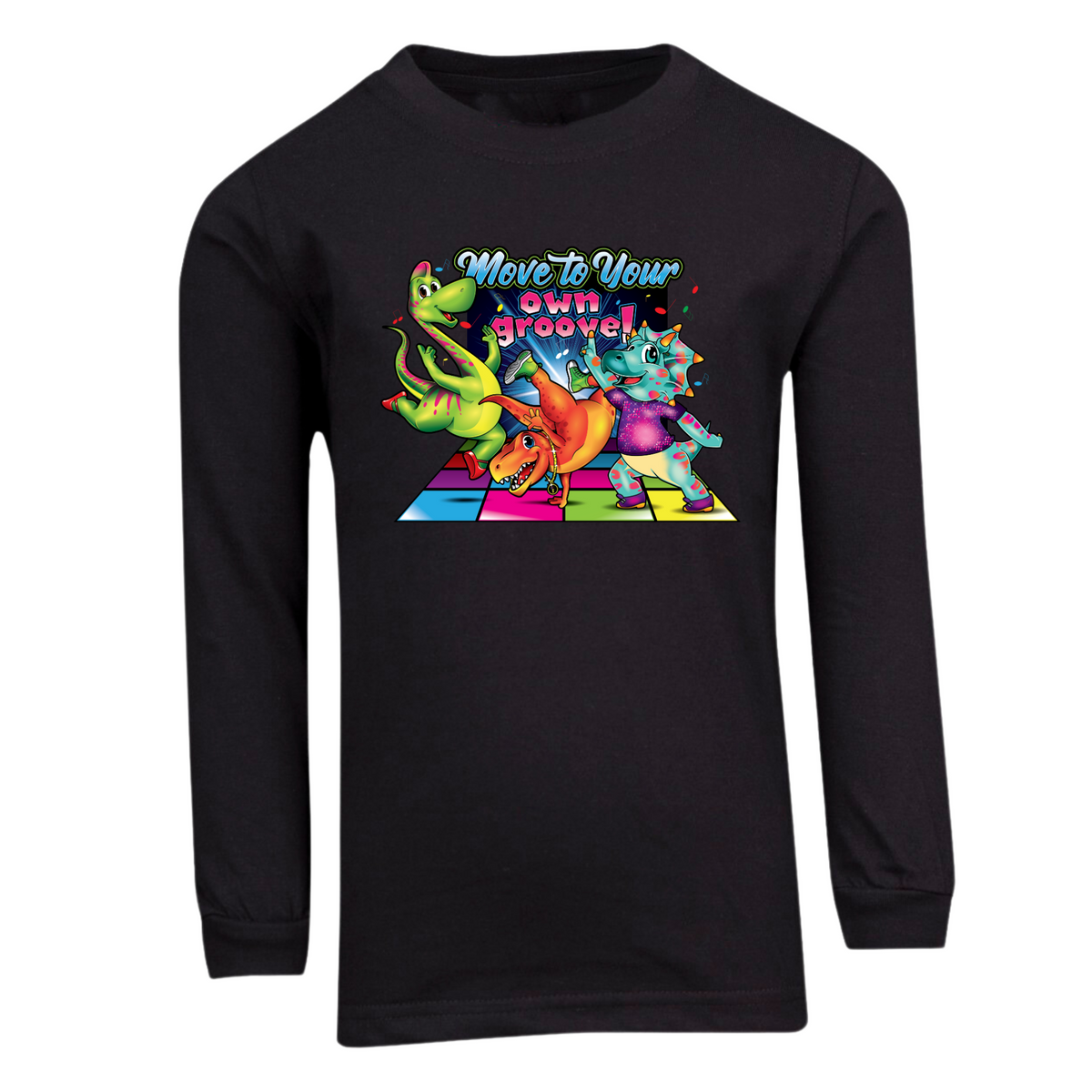 Dancing Dino's Long Sleeve T