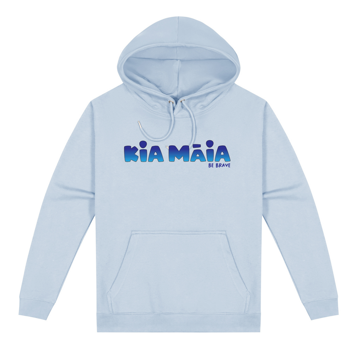 Kia Māia Blue Ombre Hoodie