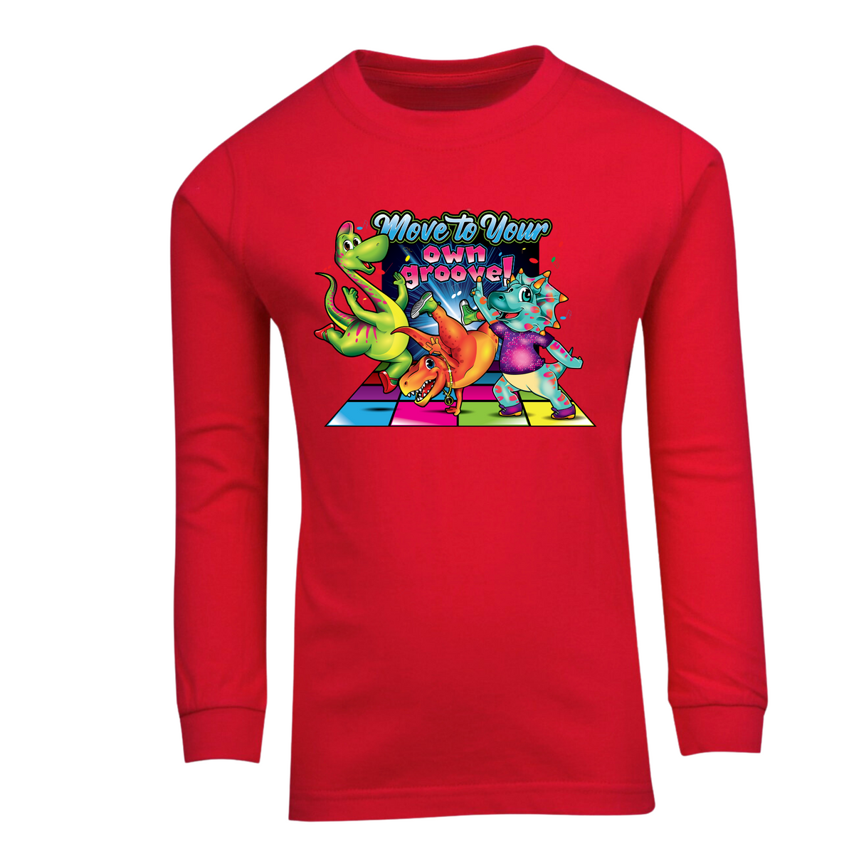 Dancing Dino's Long Sleeve T