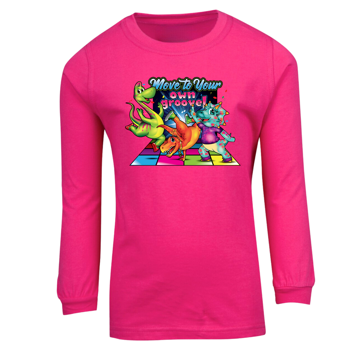 Dancing Dino's Long Sleeve T