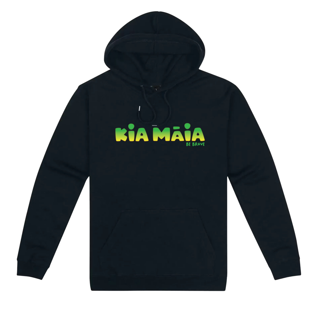 Kia Māia Green Ombre Hoodie