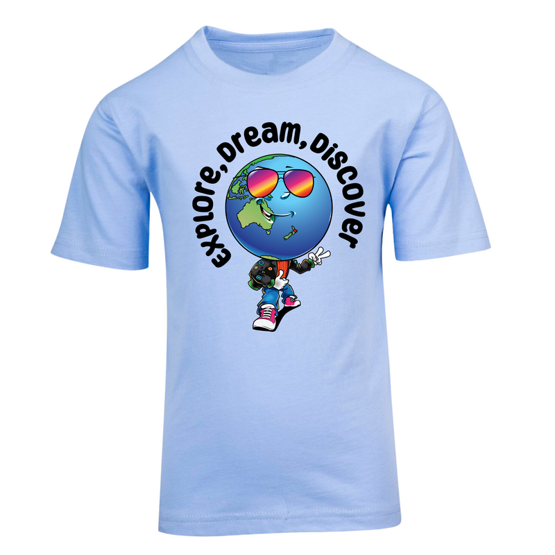 Explore, Dream, Discover Short Sleeved T Shirt