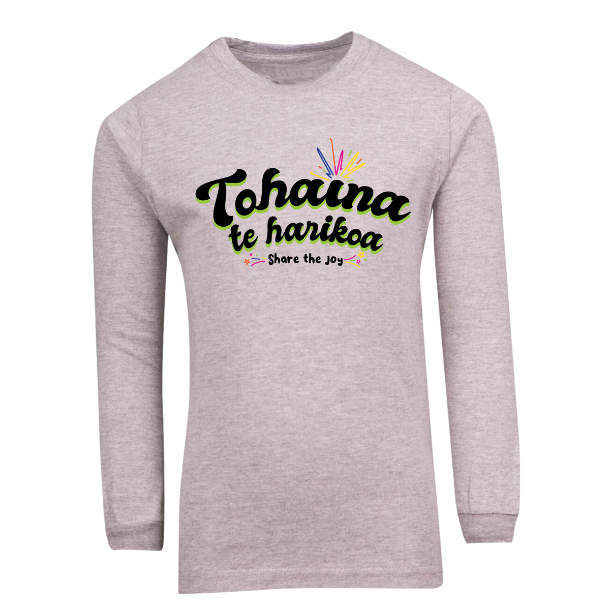 Tohaina te harikoa long sleeve T shirt