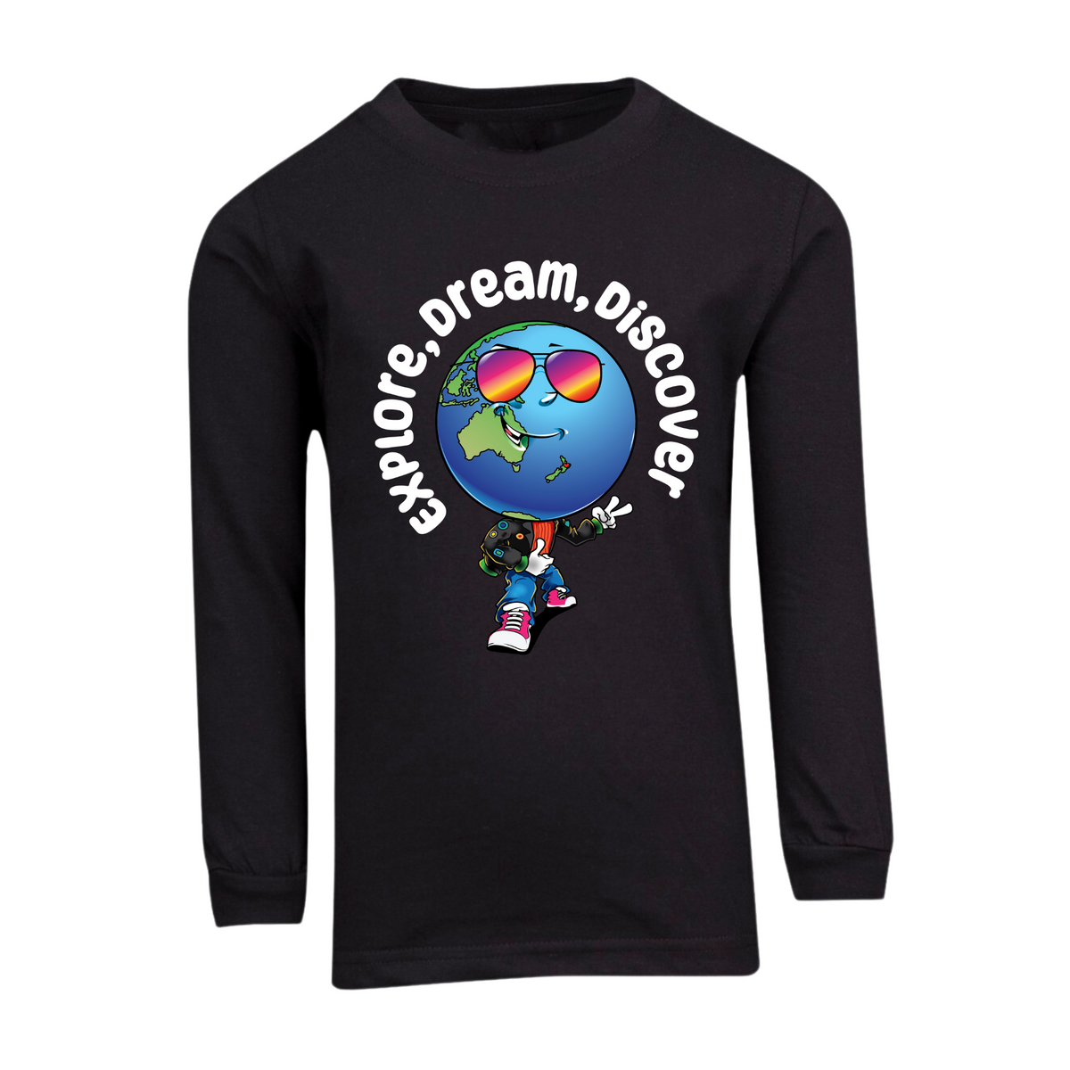 Explore, Dream, Discover Long Sleeved T Shirt