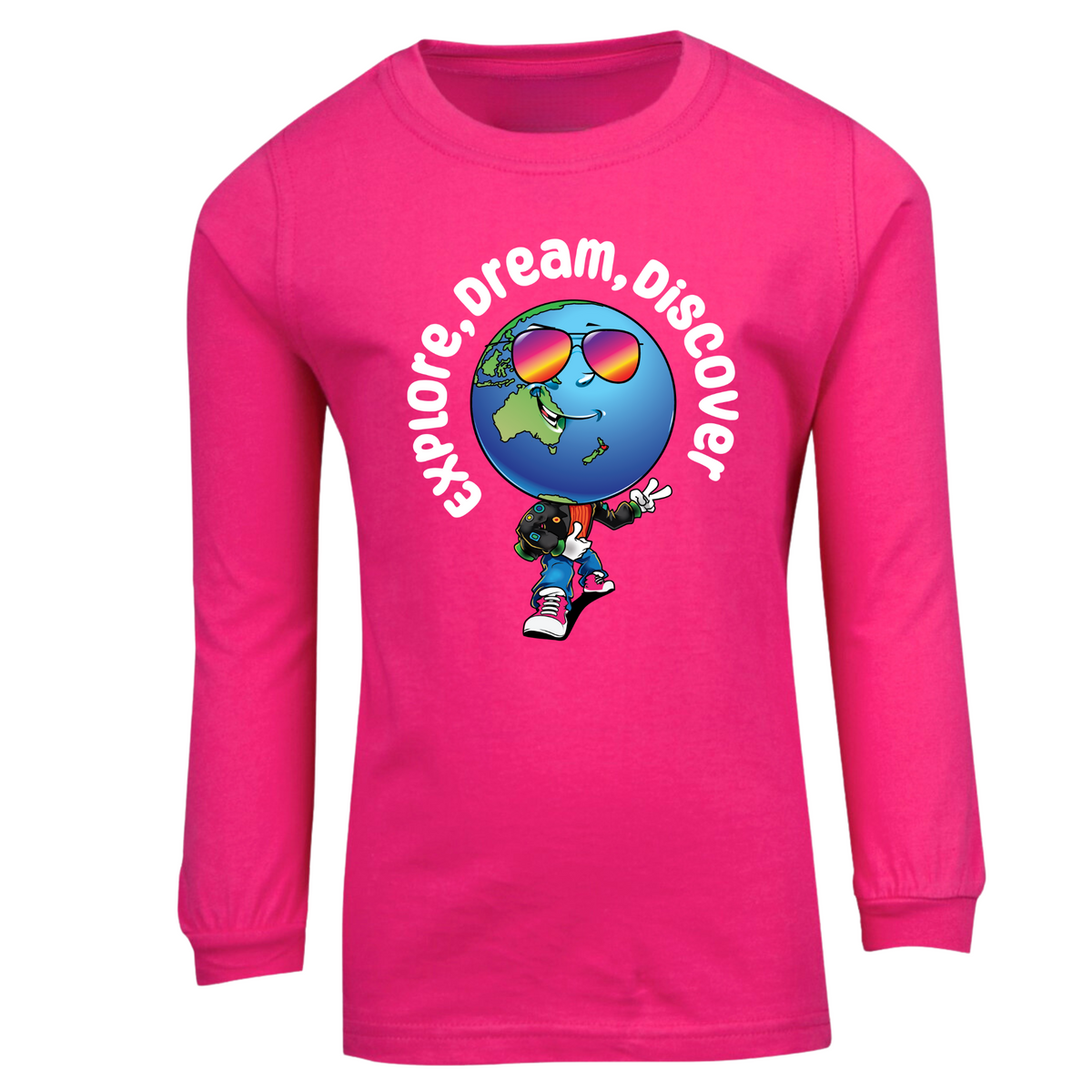 Explore, Dream, Discover Long Sleeved T Shirt