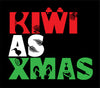 Kiwi As Xmas Short Sleeved T Shirt RED, WHITE GREEN