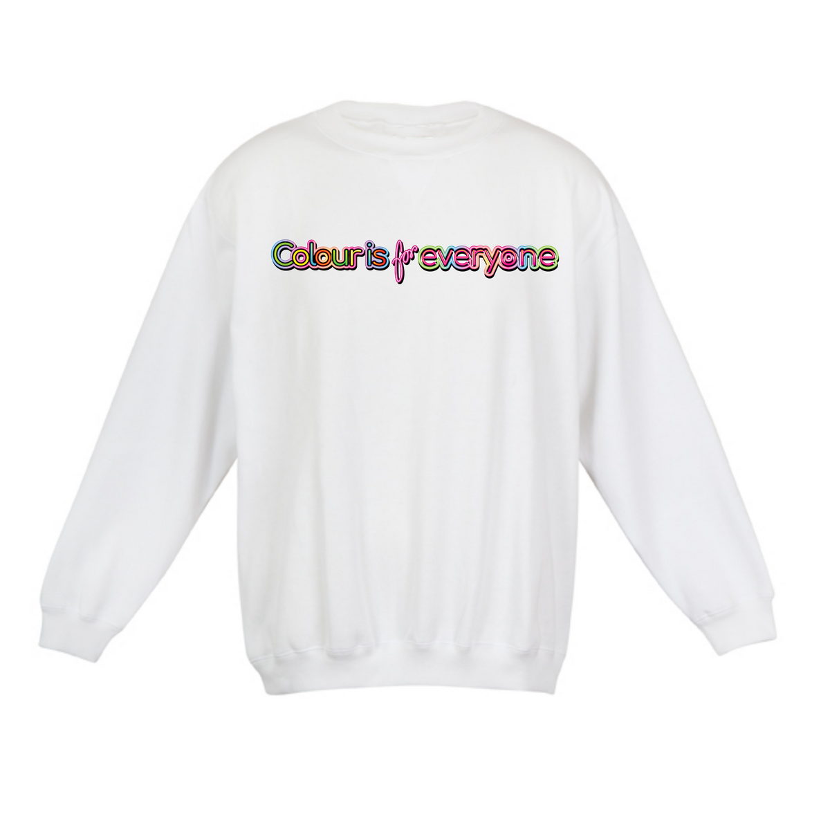 Colour is for everyone Crew Neck