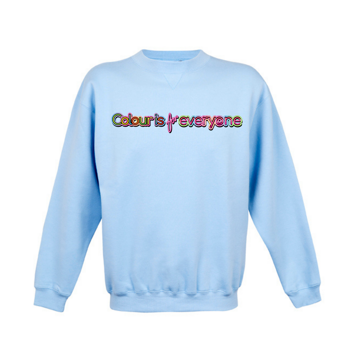 Colour is for everyone Crew Neck