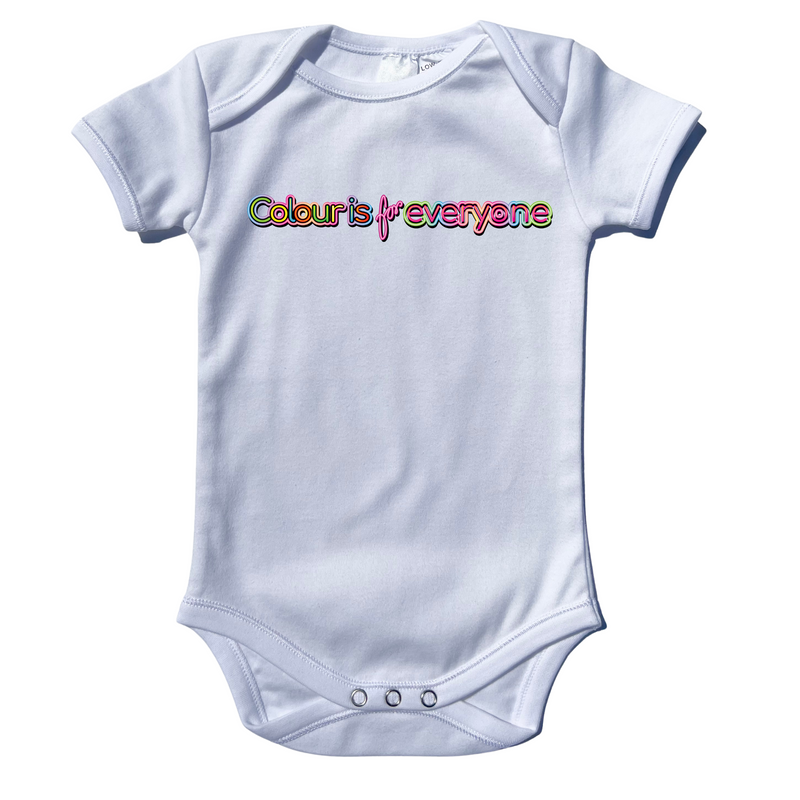 Colour is for everyone Organic Bodysuit