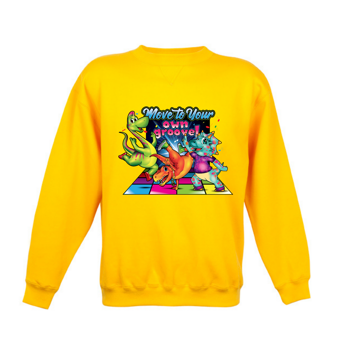 Dancing Dino's crew neck