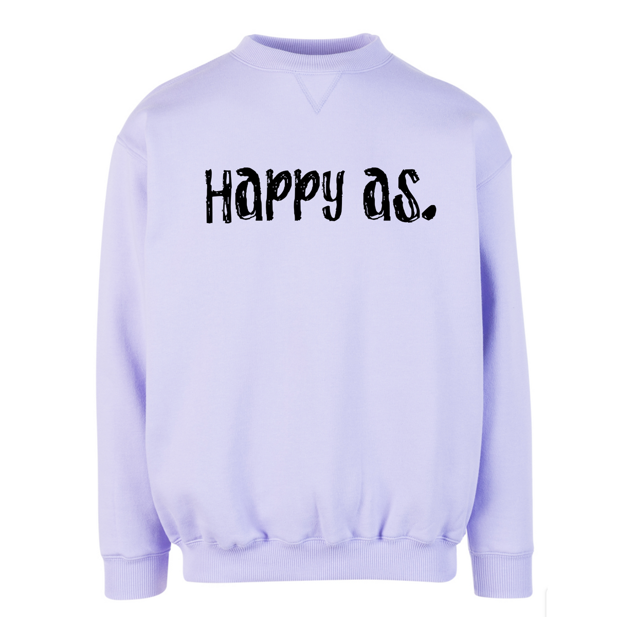 Happy as crew neck